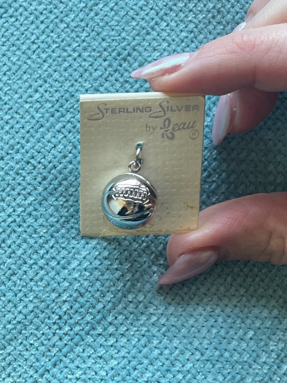 Beau Sterling Silver Basketball Charm